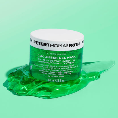 Cucumber Gel Mask Extreme De-Tox Hydrator | 150 ml / 5.1 fl oz